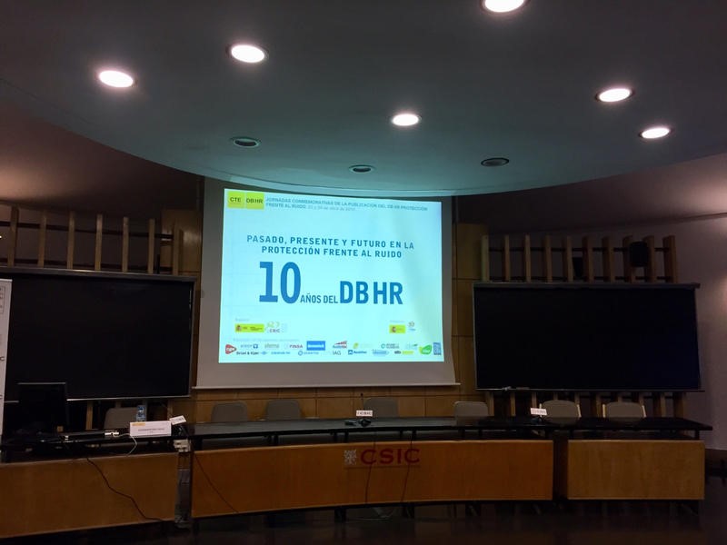 Adnitt Acoustics Europe en las jornadas conmemorativas del 10 aniversario del DB-HR
